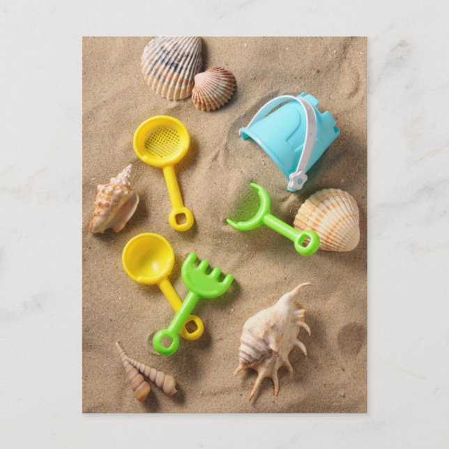 Carte Postale Jouets de plage (Devant)