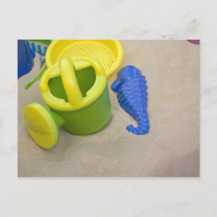 Carte Postale Jouets sur la plage
