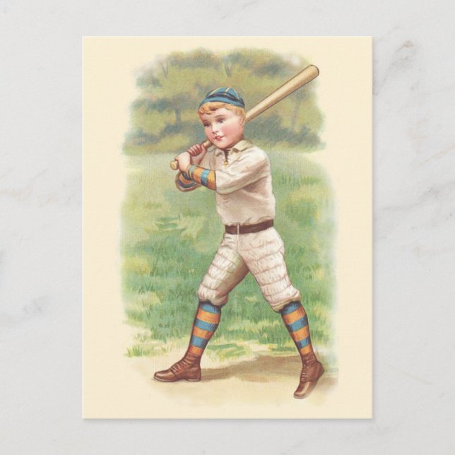 Carte Postale Joueur de baseball (Devant)