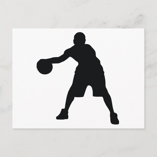 Carte Postale Joueur de basket-ball (Devant)