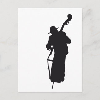 Carte Postale joueur de basse double ansichtkaart