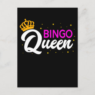 Carte Postale Joueur de bingo Grand-mère Épouse Bingo Jeu