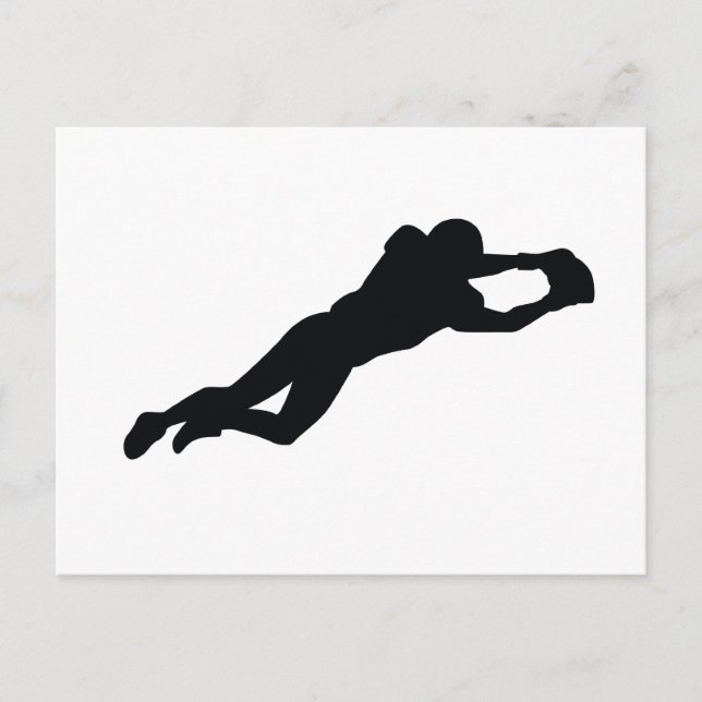 Carte Postale Joueur de football (Devant)
