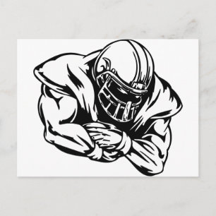 Carte Postale Joueur de football
