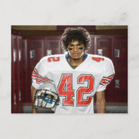 Joueur de football au lycée