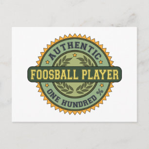 Carte Postale Joueur de football authentique