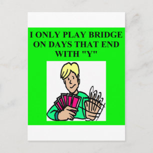 Carte Postale joueur de jeu de passerelle dupliqué