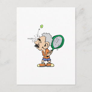 Carte Postale Joueur de tennis