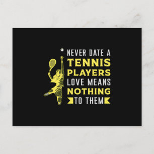 Carte Postale Joueur de tennis Match Racket Sports Court Drôle C