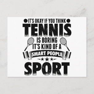 Carte Postale Joueur de tennis   Tennis Sport Trainer idées cade