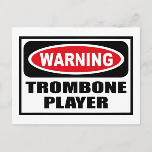Carte postale JOUEUR DE TROMBONE