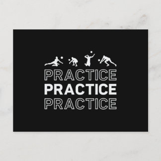 Carte Postale Joueur de volley-ball Pratique Pratique Plage