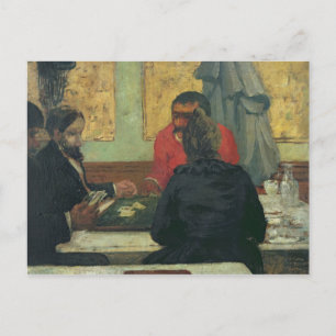 Carte Postale Joueurs de cartes, 1883