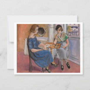 Carte Postale Joueurs Domino (1921)