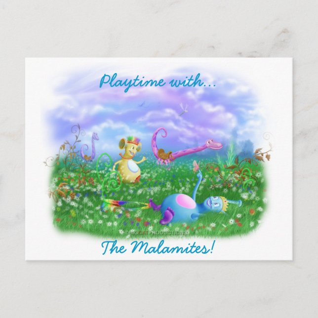Carte Postale Jouez au Jardin Twisty Twicks ! (Devant)