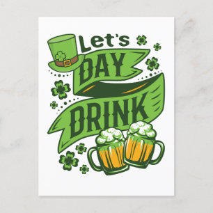 Carte Postale Jour, Boissons du Jour de la Saint Patrick