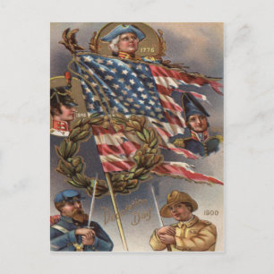 Carte Postale Jour commémoratif militaire de la couronne américa