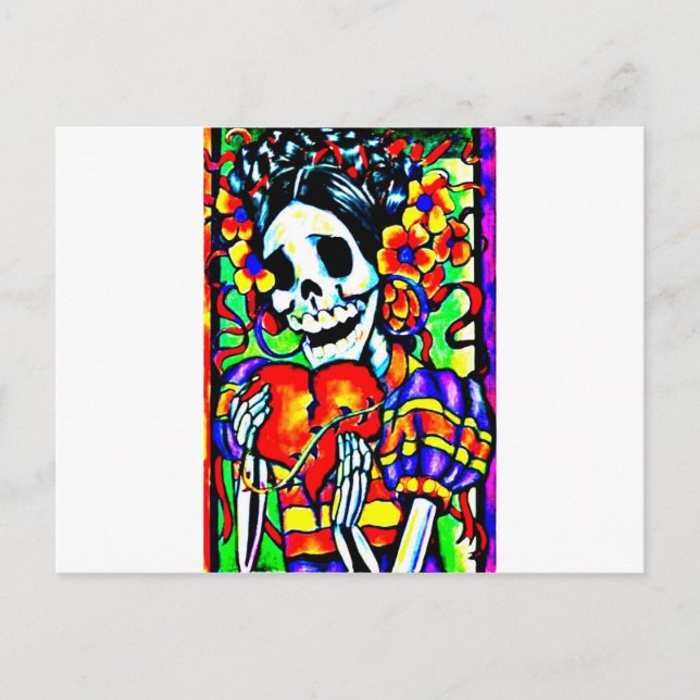Carte Postale Jour de la La morte Calavera Catrina (Devant)