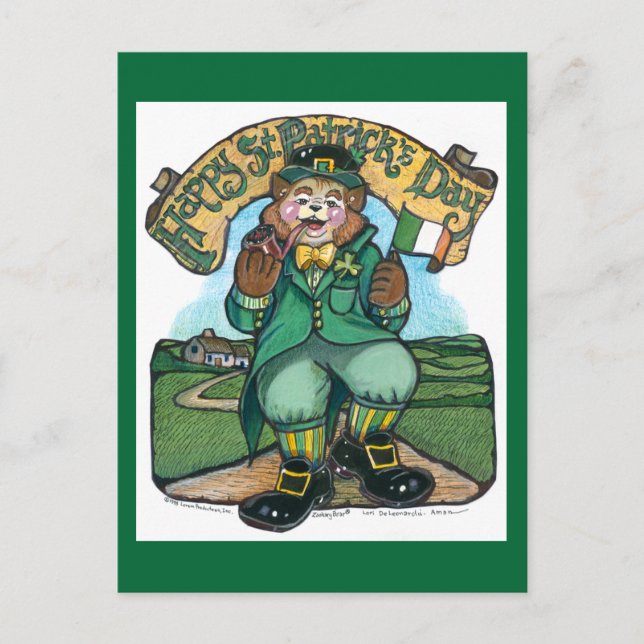 Carte postale Jour de la Saint Patrick (Devant)