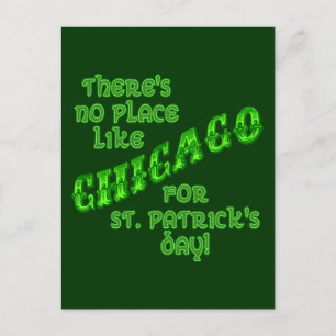 Carte Postale Jour de la Saint Patrick CHICAGO