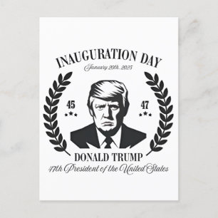 Carte Postale Jour de l'investiture de Trump 2025 Fier Maga