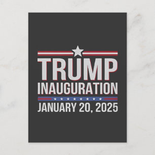 Carte Postale Jour de l'investiture de Trump Janvier 2025 Présid