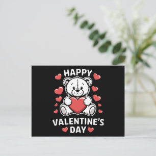 Carte Postale Jour de l'ours Heureuse Sainte-Valentin
