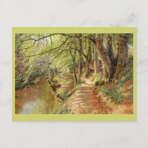 Carte Postale Jour de printemps dans la forêt par Peder Mork Mon