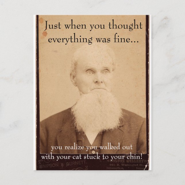 Carte Postale Jour des cheveux morts (Devant)