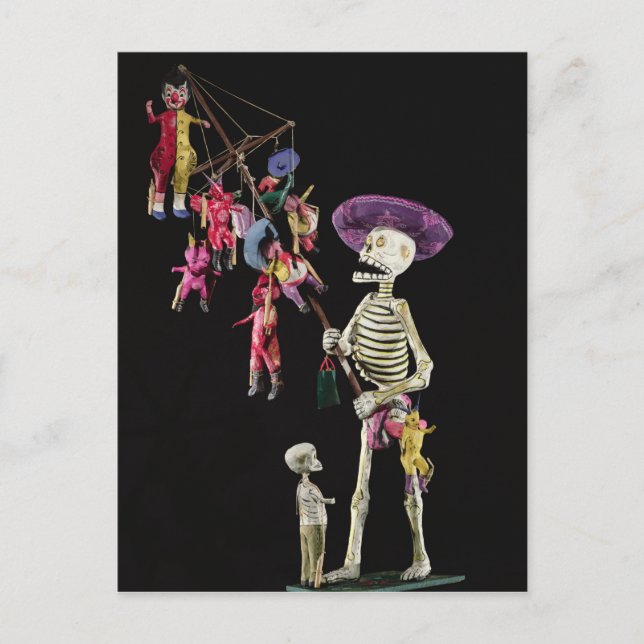 Carte Postale Jour des Morts : Jeu de Jouet, de Oaxaca (Devant)
