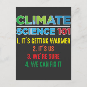 Carte Postale jour des terres Environnement Changement climatiqu
