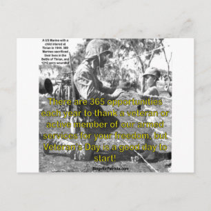 Carte Postale Jour des vétérans