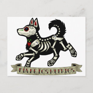 Carte Postale Jour du chiot mort