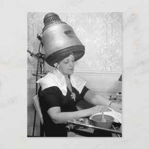 Carte Postale Jour du glamour Vintage Beauty Parlor New York Cit