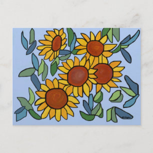 Carte Postale Jour du tournesol