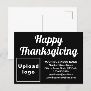 Carte postale Jour Fêtes Noir Thanksgiving