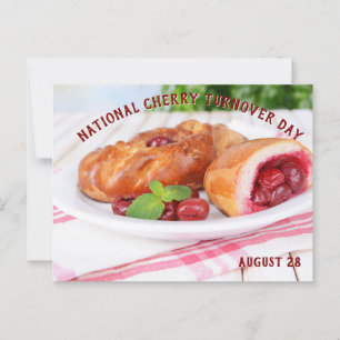 Carte Postale Jour national du chiffre d'affaires des cerisiers