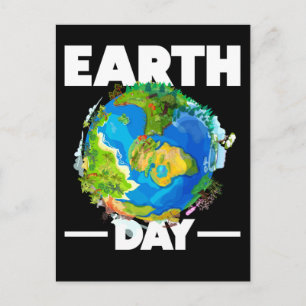Carte Postale Journée de la Terre Sensibilisation à l'environnem