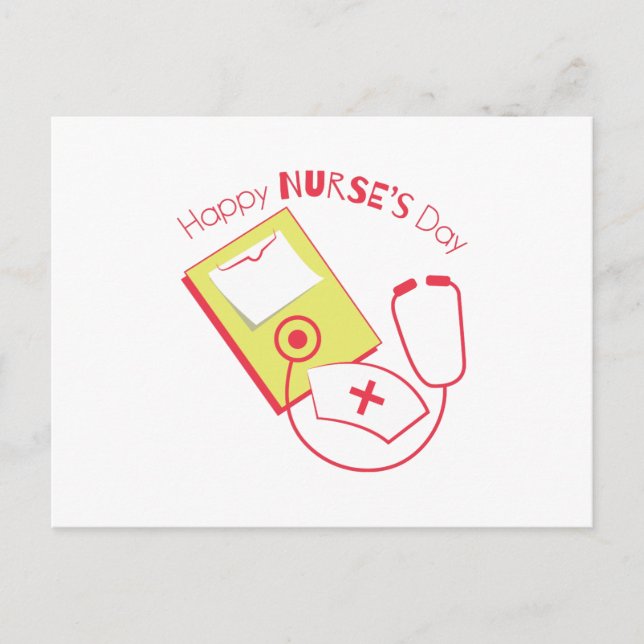 Carte Postale Journée des infirmières (Devant)
