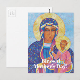 Carte Postale Journée des mères religieuses chrétiennes Bienheur