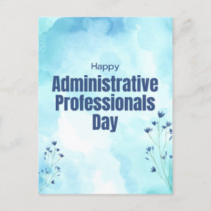 Carte Postale Journée des professionnels de l'administration