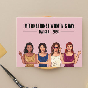 Carte Postale Journée internationale de la femme
