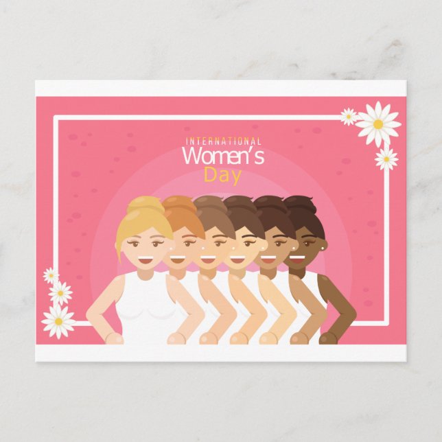 Carte Postale Journée internationale de la femme (Devant)