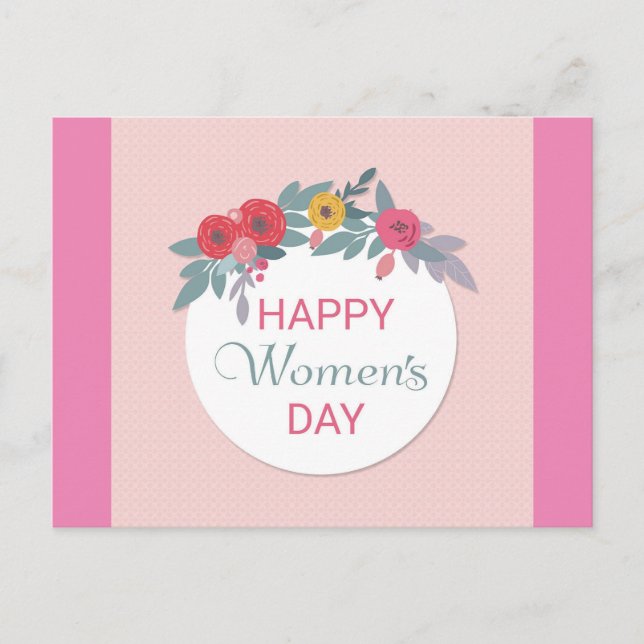 Carte Postale journée internationale des femmes (Devant)