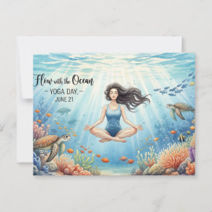Carte Postale Journée internationale du yoga