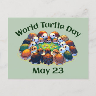 Carte Postale Journée mondiale de la tortue