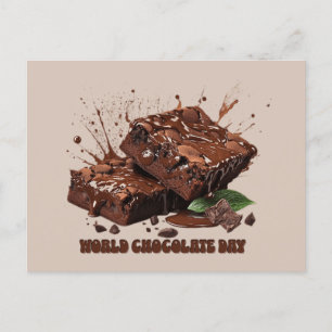 Carte Postale Journée mondiale du chocolat