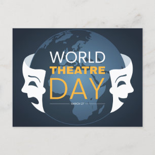 Carte Postale Journée mondiale du théâtre