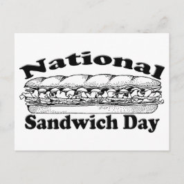 Carte Postale Journée nationale des sandwichs