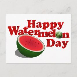 Carte Postale Journée nationale du melon d'eau